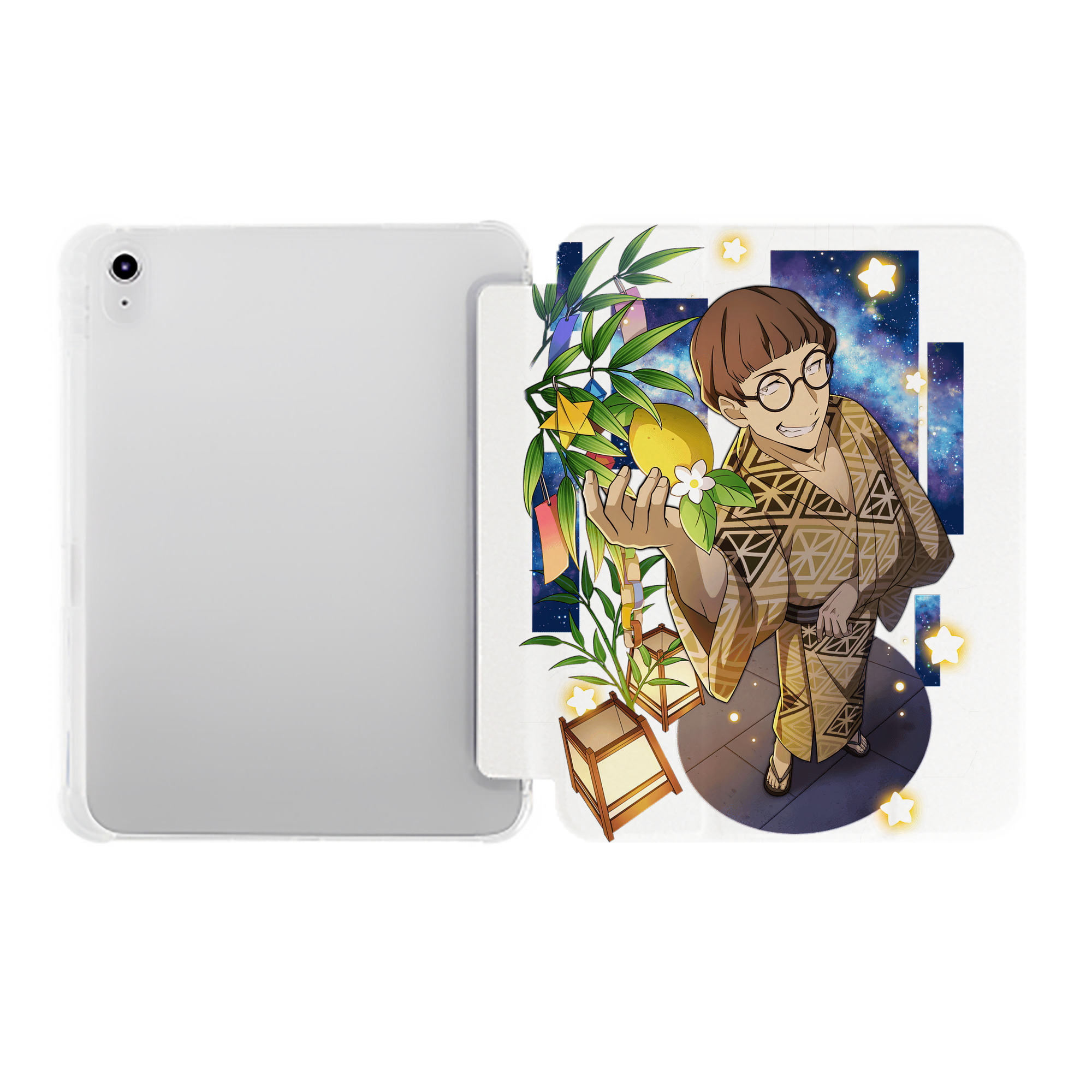 （画像用） 文豪ストレイドッグス Bungo Stray Dogs IPad ケース ペン収納付き 三つ折りスタンド PUレザー×シリコン 対応機種9.5/10.5/10.9インチ